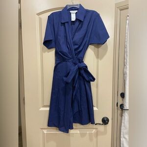 Max Mara cotton wrap dress